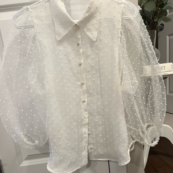 Zara puff sleeve top - Picture 4 of 4